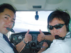2 pilot in cockpit professional training